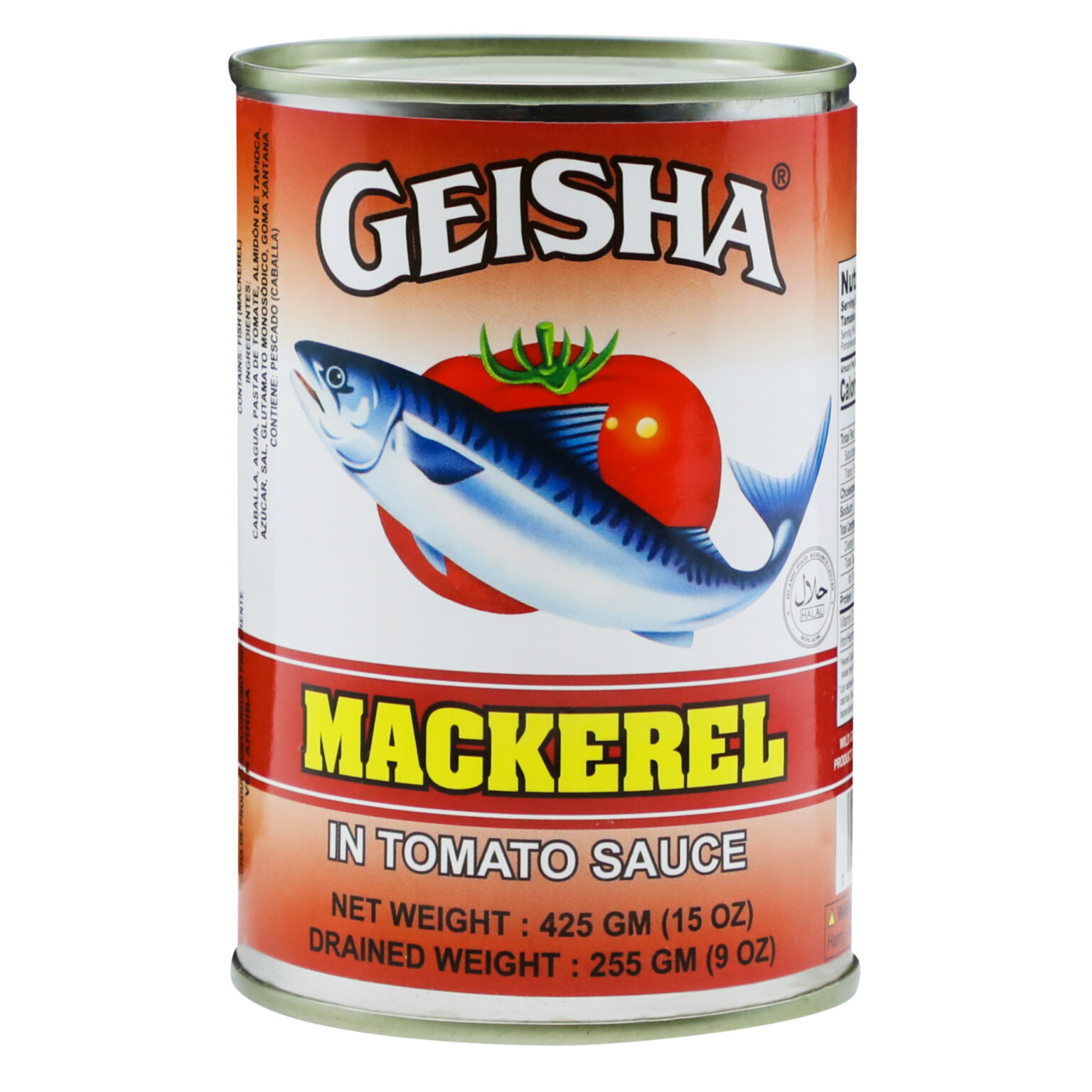 MACKEREL IN TOMATO SAUCE Geisha Brand