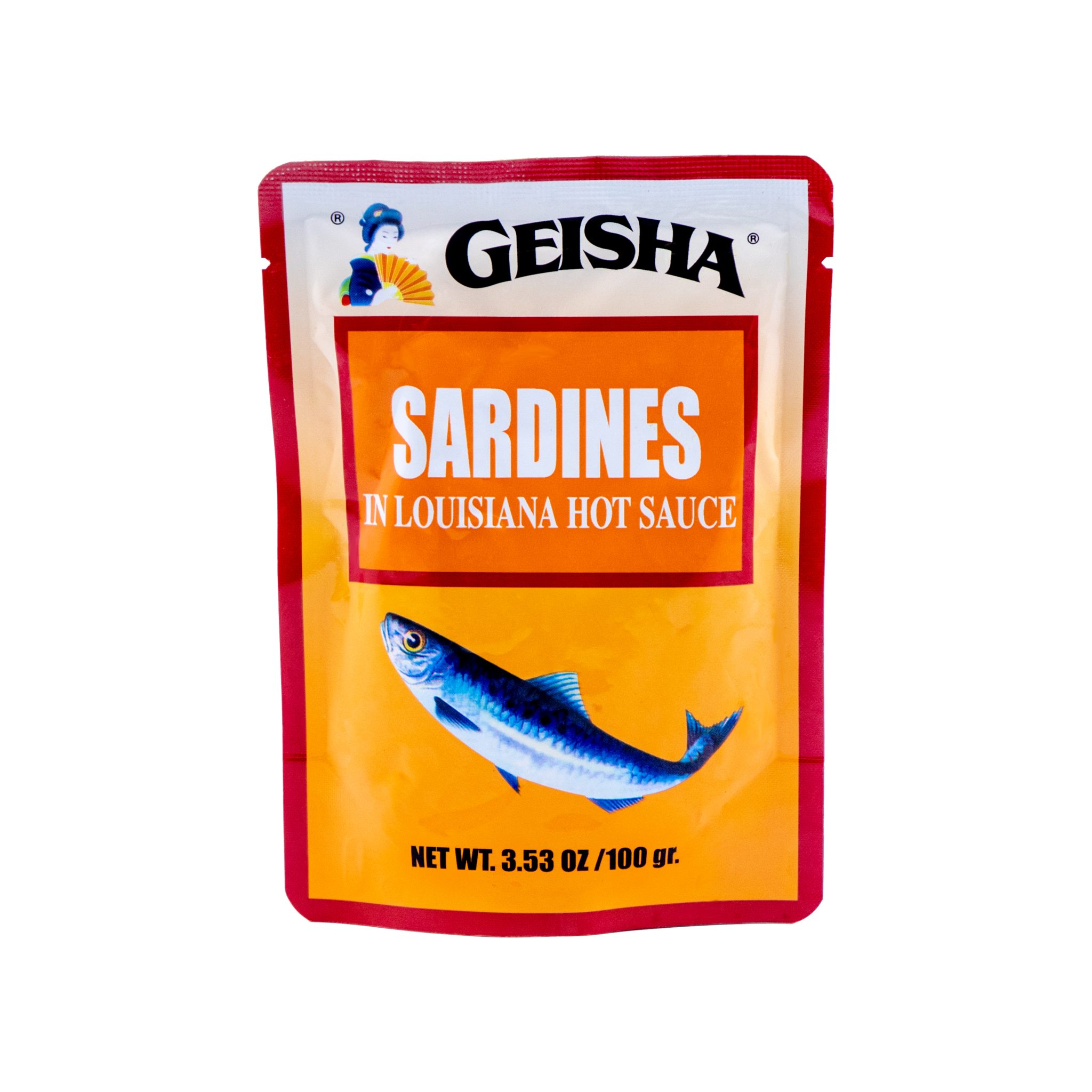 SARDINES IN LOUISIANA HOT SAUCE Geisha Brand