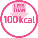 less than 100 kcal